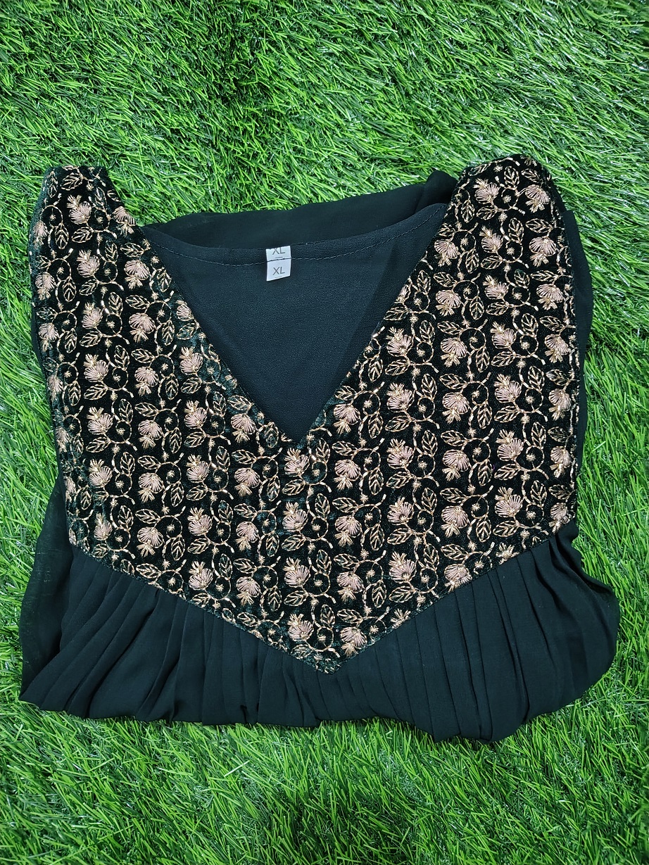 Jewel Neck Kurthi - Image 2