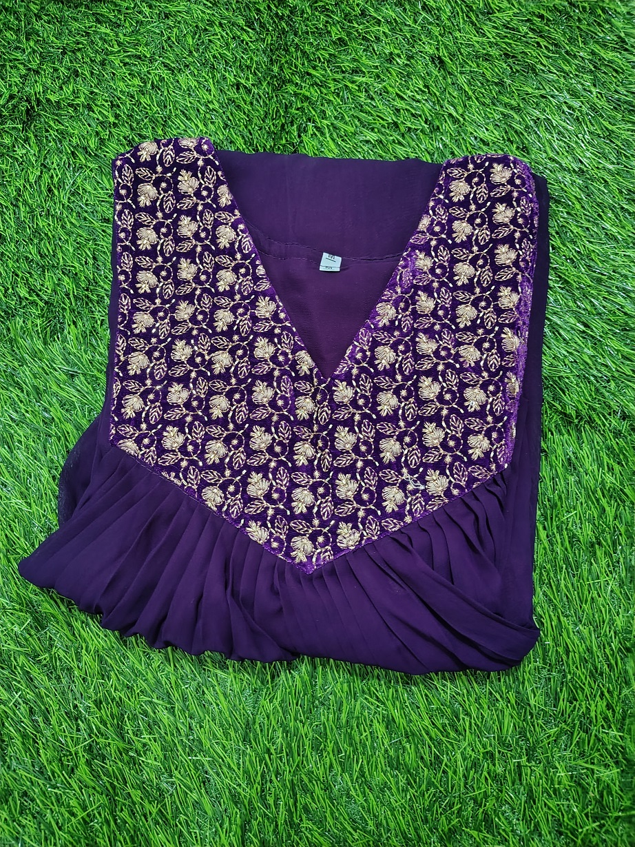 Jewel Neck Kurthi - Image 3